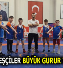 GÜREŞÇİLER BÜYÜK GURUR YAŞATTILAR