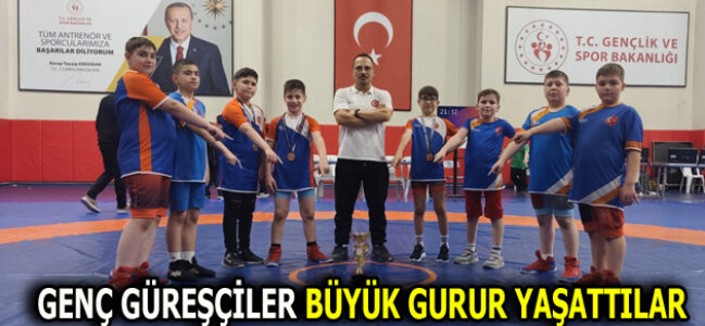 GÜREŞÇİLER BÜYÜK GURUR YAŞATTILAR