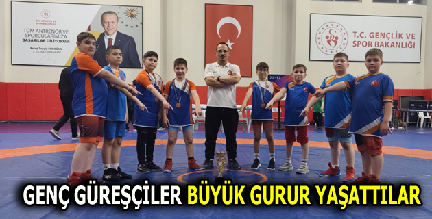 GÜREŞÇİLER BÜYÜK GURUR YAŞATTILAR