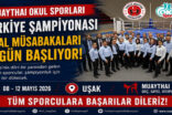Muaythai Okul Sporları Türkiye Şampiyonası Final Heyecanı Başlıyor