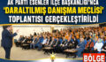 AK PARTİ ESENLER İLÇE BAŞKANLIĞI’NCA ”DARALTILMIŞ DANIŞMA MECLİSİ” TOPLANTISI GERÇEKLEŞTİRİLDİ