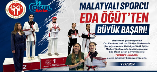 Malatyalı Sporcu Eda Öğüt’ten Büyük Başarı!