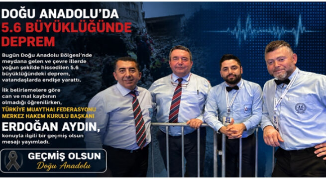 MALATYA’DA 5.6 BÜYÜKLÜĞÜNDE DEPREM