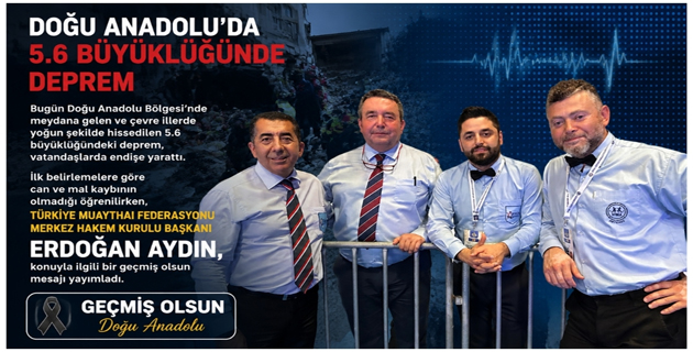 MALATYA’DA 5.6 BÜYÜKLÜĞÜNDE DEPREM