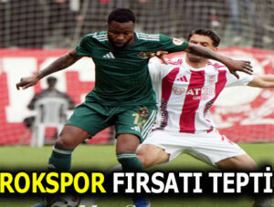 ESENLER EROKSPOR FIRSAT TEPTİ
