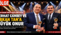 GAZETECİ FERHAT CANBEY’E YILIN BAŞARI ÖDÜLÜ VERİLDİ