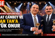 FERHAT CANBEY’E YILIN BAŞARI ÖDÜLÜ VERİLDİ Bölge Gazetesi imtiyaz sahibi,