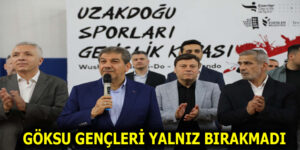 BAŞKAN GÖKSU GENÇLERLE BİR ARAYA GELDİ