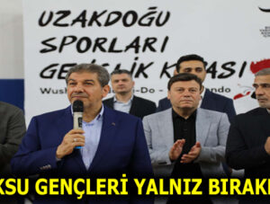 BAŞKAN GÖKSU GENÇLERLE BİR ARAYA GELDİ
