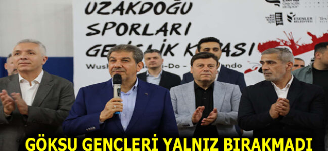 BAŞKAN GÖKSU GENÇLERLE BİR ARAYA GELDİ