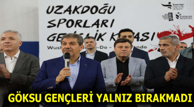 BAŞKAN GÖKSU GENÇLERLE BİR ARAYA GELDİ