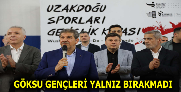 BAŞKAN GÖKSU GENÇLERLE BİR ARAYA GELDİ