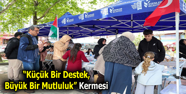 ESENLER’DEN GAZZE’YE DESTEK KERMESİ DÜZENLENDİ