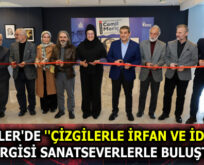 ESENLER’DE ”ÇİZGİLERLE İRFAN VE İDRAK” SERGİSİ SANATSEVERLERLE BULUŞTU