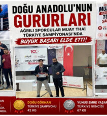 Ağrılı Yıldızlar Muay Thai Türkiye Şampiyonası’na Damga Vurdu
