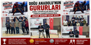 Ağrılı Yıldızlar Muay Thai Türkiye Şampiyonası’na Damga Vurdu