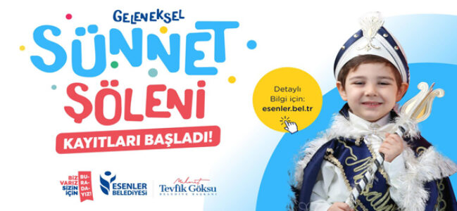 ESENLER’DE SÜNNET ŞÖLENİ KAYITLARI BAŞLADI!