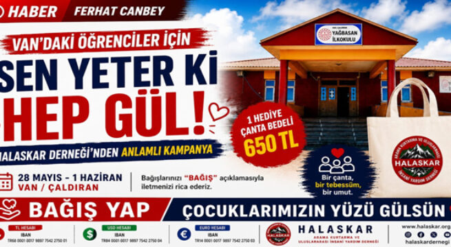VAN’DAKİ ÖĞRENCİLER İÇİN UMUT KAMPANYASI