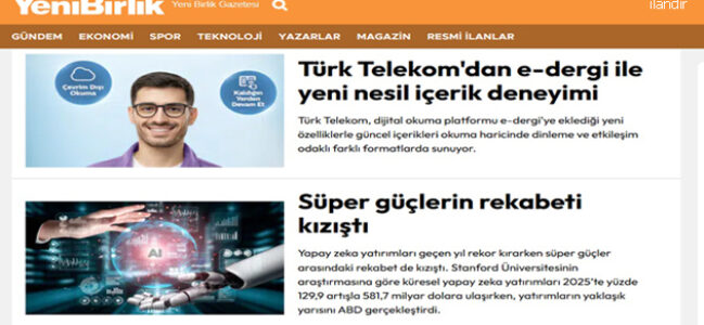 Son Dakika Teknoloji: Dünya ve Spor Haberlerinde Bugün