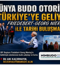 DÜNYA BUDO OTORİTESİ TÜRKİYE’YE GELİYOR