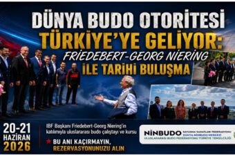 DÜNYA BUDO OTORİTESİ TÜRKİYE’YE GELİYOR