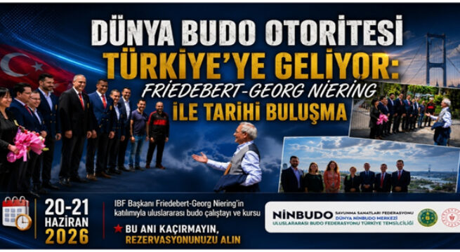 DÜNYA BUDO OTORİTESİ TÜRKİYE’YE GELİYOR