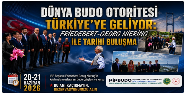 DÜNYA BUDO OTORİTESİ TÜRKİYE’YE GELİYOR