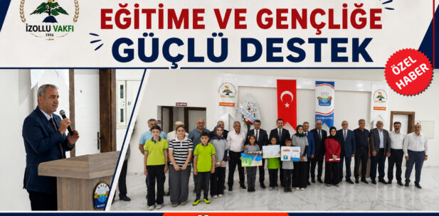 İzollu Vakfı’nın Düzenlediği Yarışmada Dereceye Giren Öğrenciler Ödüllendirildi