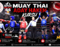 Adana’da Muaythai Aday Hakem Kursu Düzenleniyor