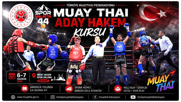 Adana’da Muaythai Aday Hakem Kursu Düzenleniyor