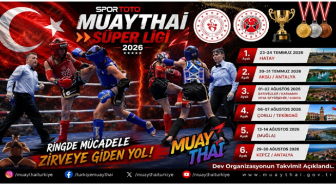 MUAYTHAİ SÜPER LİGİ’NDE 2026 SEZONU HEYECANI BAŞLIYOR!