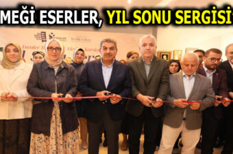 ‘EMEK’Lİ KURSİYERLERDEN ”YIL SONU SERGİSİ” AÇILDI