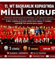 Milli Taekwondocularımızdan Almanya’da 17 Madalyalık Büyük Başarı