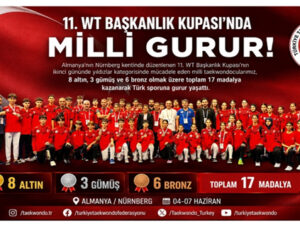 Milli Taekwondocularımızdan Almanya’da 17 Madalyalık Büyük Başarı