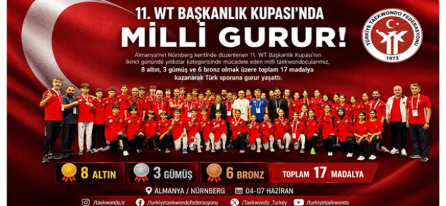 Milli Taekwondocularımızdan Almanya’da 17 Madalyalık Büyük Başarı