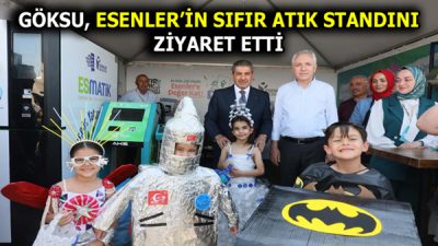 GÖKSU’DAN ESENLER’İN SIFIR ATIK STANDINA ZİYARET Esenler Belediyesi, Atatürk Havalimanı’nda