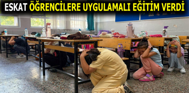 ESKAT ÖĞRENCİLERE UYGULAMALI EĞİTİM VERDİ