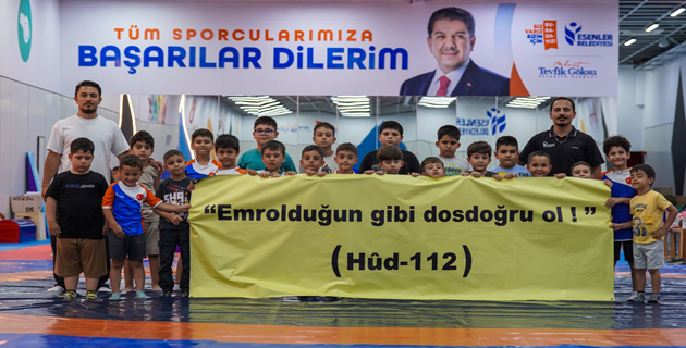 ESENLERLİ GENÇLER DEĞERLERİNE SAHİP ÇIKIYOR