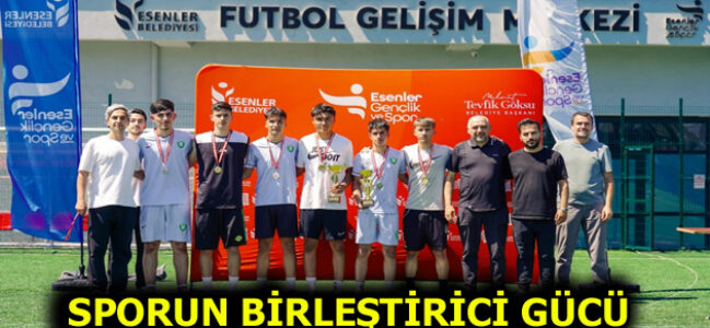 ESENLER’DE GENÇLER SPORLA İÇ İÇE
