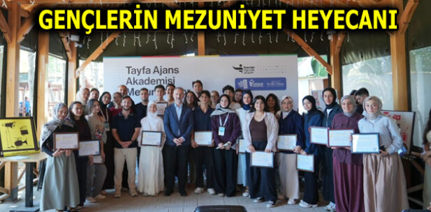 TAYFA AJANS AKADEMİ’DE MEZUNİYET HEYECANI YAŞANDI