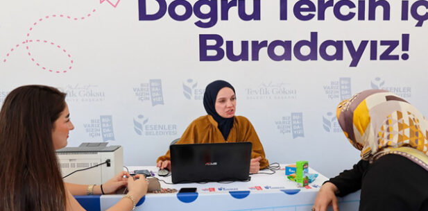 ESENLER BELEDİYESİ’NDEN ÜNİVERSİTE ADAYLARINA DESTEK!