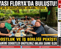 TİRYANDAFİL KUYUMCULUK CEMAL TURGUT’UN EV SAHİPLİĞİNDE FLORYA’DA ANLAMLI BULUŞMA