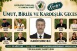 HEVEDİ AŞİRETİ’NDEN “UMUT, BİRLİK VE KARDEŞLİK GECESİ”
