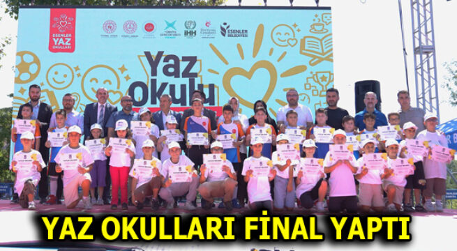 ESENLER YAZ OKULLARI FİNAL YAPTI