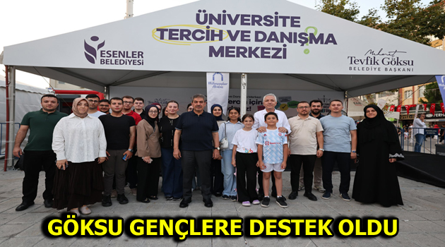 GÖKSU, ÜNİVERSİTE TERCİH STANDINI ZİYARET ETTİ