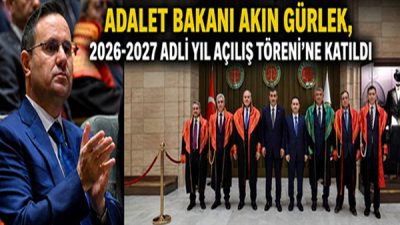 2026-2027 Adli Yıl Açılış Töreni’nde konuşan Adalet Bakanı Akın Gürlek,