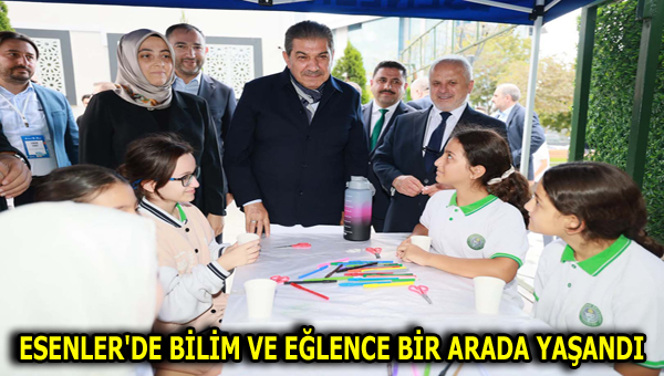 ESENLER’DE BİLİM VE EĞLENCE BİR ARADA YAŞANDI Esenler’de düzenlenen 2. Bilim, İnovasyon ve Teknoloji Şenliği’nde öğrenciler bilimin