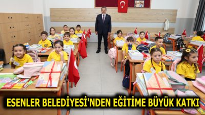 ESENLER BELEDİYESİ’NDEN EĞİTİME BÜYÜK KATKI Esenler Belediyesi, geri dönüşümden elde edilen gelirle her yıl 500