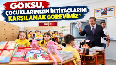 GÖKSU, ”ÇOCUKLARIMIZIN İHTİYAÇLARINI KARŞILAMAK GÖREVİMİZ” Esenler Belediye Başkanı M. Tevfik Göksu, ilçede eğitim gören yaklaşık