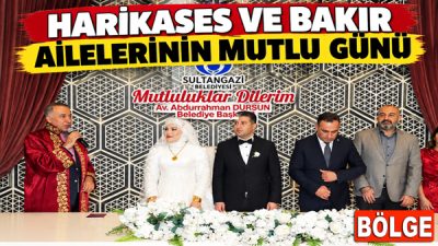 Harikases ve Bakır ailelerinin mutlu günü! Recep Harikases, Kadergül Bakır
